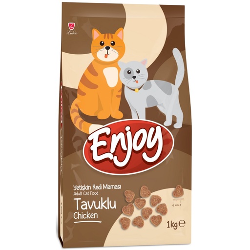 Enjoy Dry Food for Adult Cats with Chicken 1kg