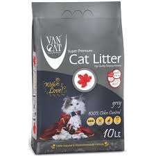 Van Cat Cat Litter with Activated Carbon Formula, Unscented 10L