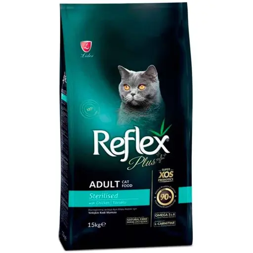 Reflex Plus Sterilized Chicken Cat Food 15kg
