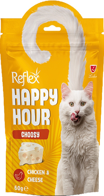 Reflex Happy Hour Choosy Adult Cat Treats 60g