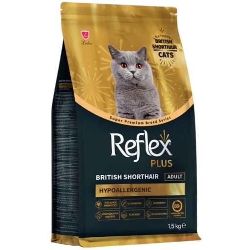 Reflex Plus British Shorthair Adult Dry Cat Food, 1.5kg