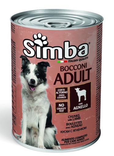 Simba Dog Chunks with Lamb 415g 