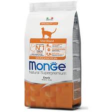 Monge Sterilised Cat Monoprotein Duck 1.5kg