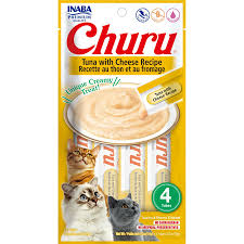 Inaba Tuna & Cheese Cat Treat - 14g × 4 pcs 