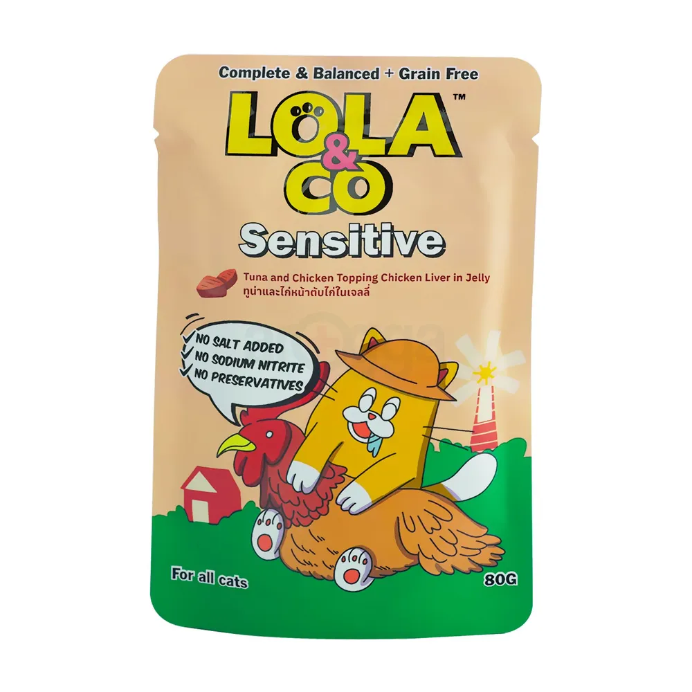 Lola & Co Tuna & Chicken Liver 80g 