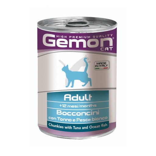 Gemon Cat Chunkies with Tuna & Ocean Fish 400g