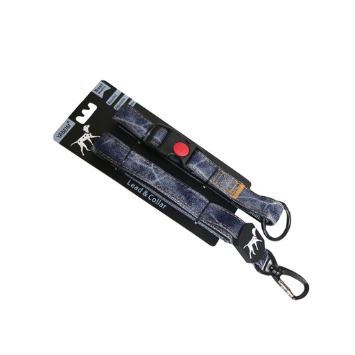 Yabeibi Premium Denim Dog Collar – 40cm