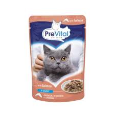 Prevital Cat Food with Salmon 100g