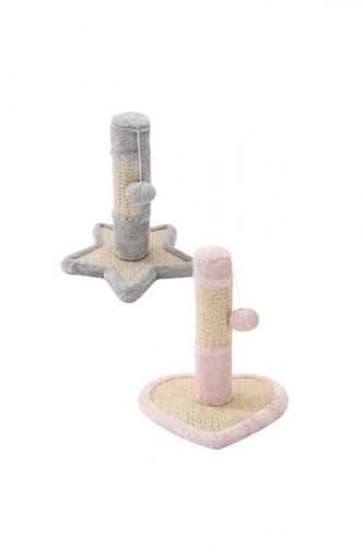 Small Cat Scratcher with Star-Shaped Base