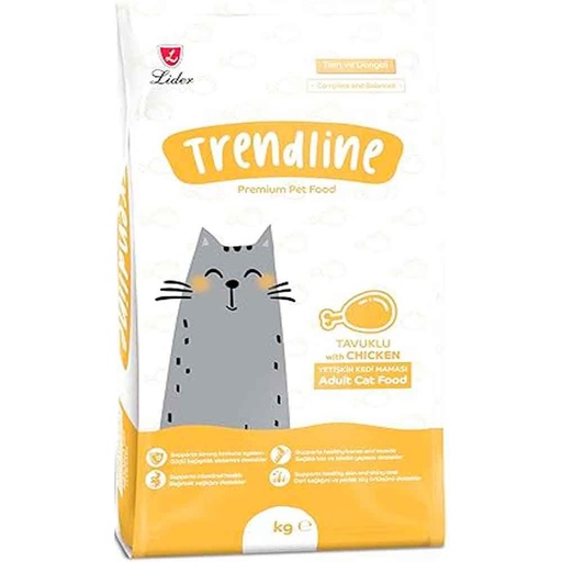 Trendline Chicken Adult Dry Cat Food 15kg 