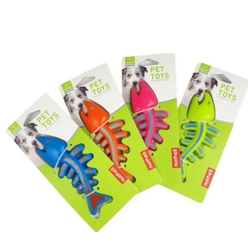 Nunbell Rubber Fish-Shape Dog Toy