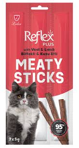 Reflex Steak & Lamb Cat Treat Sticks 5g x 3 Pieces