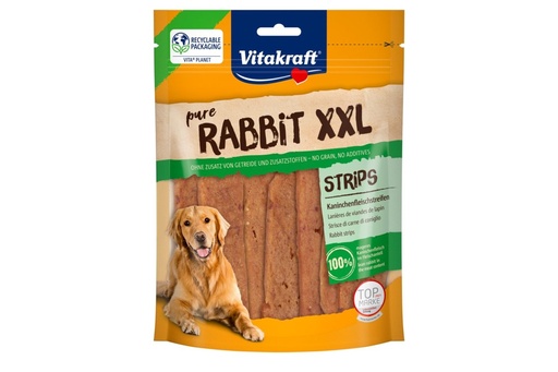 Vitakraft Pure Rabbit Strips – Dog Treat 250g