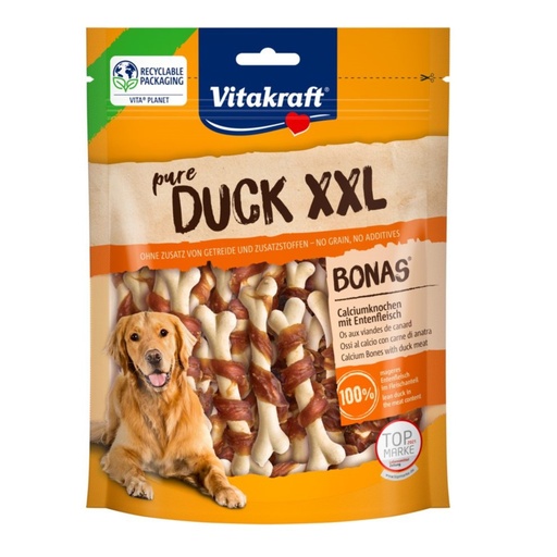 Vitakraft Duck Bonas XXL – Calcium Bones Wrapped with Duck 200g