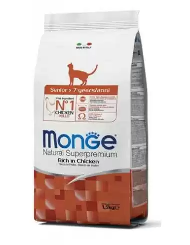 Monge Cat Senior Chicken Dry Food 1.5kg