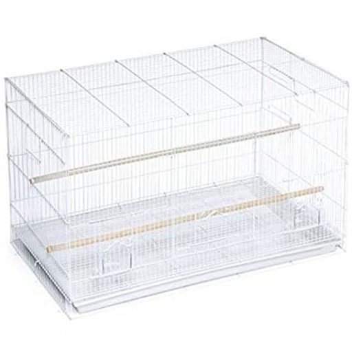 Bird cage with 6 feeders