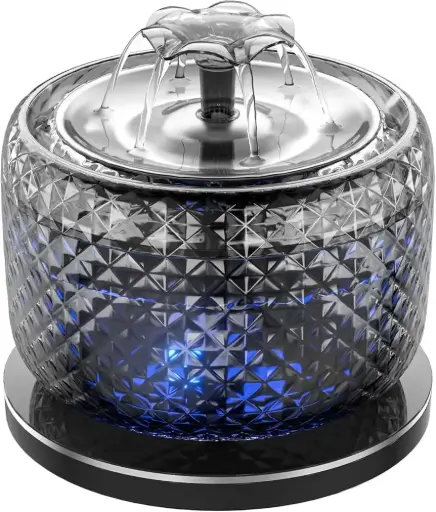 MyLovey Wireless Cat Water Fountain – 3.5L Battery