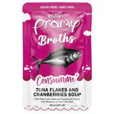  Pramy Hydration Hero Cat Broth – Tuna & Cranberry Soup Pouch 40g