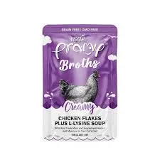  Pramy Hydration Hero Cat Broth – Chicken & L-Lysine Creamy Soup Pouch 40g