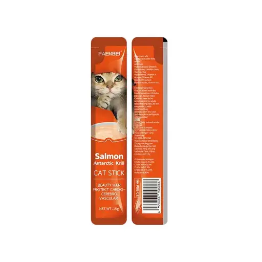 Faenbei Cat Cream Treats With salmon