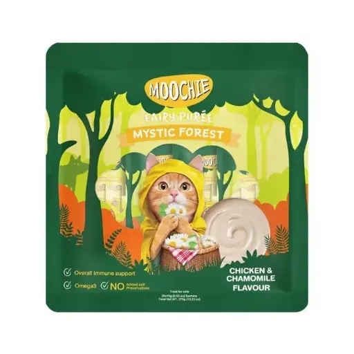 Moochie Cat Fairy Puree Chicken & Chamomile 375g 