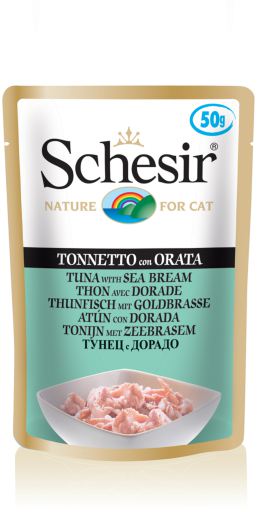SCHESIR Complete Nutrition Tuna Fillet with Seabream in Jelly | Size: 85g