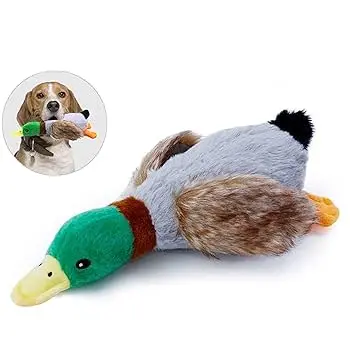 JINGLING Stuffed Dog Toy for Aggressive Chewing 