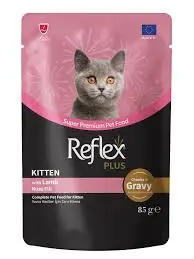 Reflex plus kitten with lamb in gravy 85g