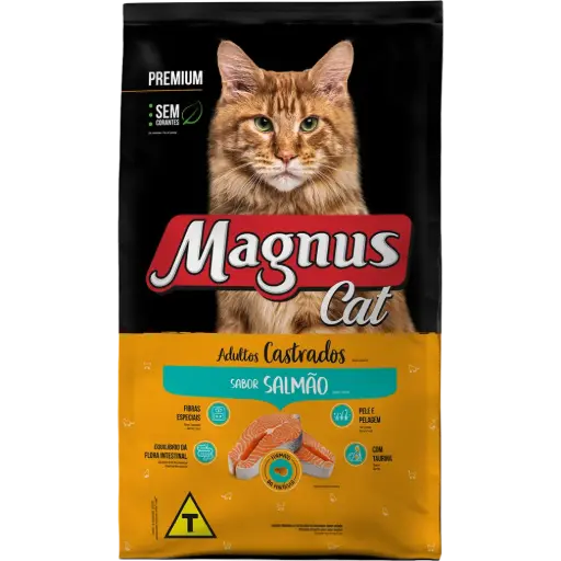 Magnus Dry Cat Food with salmon sterilised