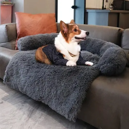 Plush Couch Protector Pet Bed