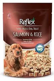 Reflex – Semi-Moist Dog Treats (salmon & rise ) 150G