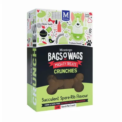 Bags O’ Wags Crunchies Spare Rib Dog Treats