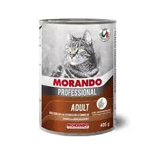 Morando Professional Adult Cat Chunks with Game & Rabbit 405 g