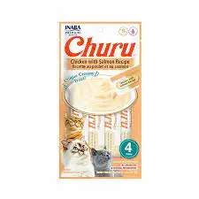 Churu Chicken & Salmon Creamy Cat Treats 4 × 14 g
